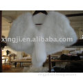 White Knitted Shadow Fox Cape